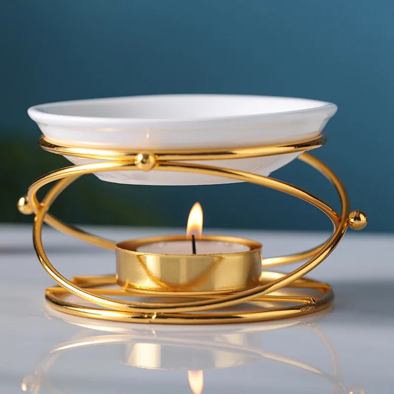 Ätherisches Öl Brenner Aroma Diffusor Kreative Aushöhlen Aromatherapie Herd Öl Heizung Lampe Hause Wachs Schmelzen Lampe Kerzenhalter