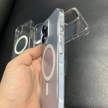 Für iPhone 14 13 12 15 Pro Max MINI PLUS Original Clear Hard PC Magnetische Animation POP-UP Für Magsafing Wireless Lade Abdeckung