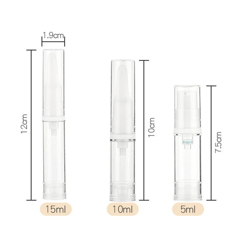 Liquid Foundation Reiseflasche 5/10/15ml Kosmetik Augencreme Vakuumflasche Reise Tragbare nachfüllbare Flaschen Großhandel