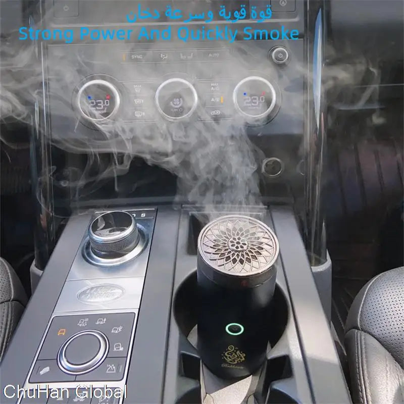 ChuHan Elektrischer Bakhoor-Räucherbrenner – Typ-C-USB-Bakhoor, tragbarer Aroma-Diffusor, muslimischer elektronischer Räuchergefäßhalter