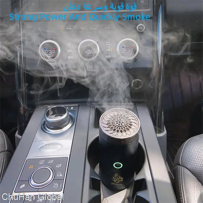 ChuHan Elektrischer Bakhoor-Räucherbrenner – Typ-C-USB-Bakhoor, tragbarer Aroma-Diffusor, muslimischer elektronischer Räuchergefäßhalter