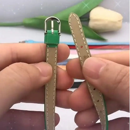 5pcs Doll Taillengürtel pu Leder Super Mini -Bady -Süßigkeit Farbe DIY Handgemachtes Gürtel für 1/3 1/6 BJD DULL KOMMENTORAUS