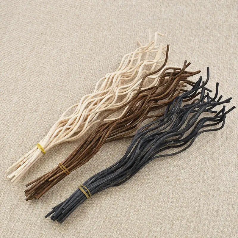 5/20pcs Aroma Diffusor 28cm Wellenförmiges Rattan Schilf Stäbchen Lufterfrischer Aromatherapie Sticks Öl Diffusor Nachfüllstäbchen Raumduft
