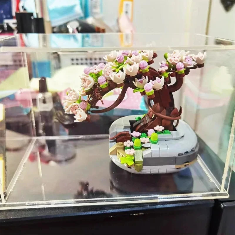 6 Größe Acryl Vitrine für Sammlerstücke Montieren Sie eine klare Acrylbox Schutzvitrine für Actionfiguren, die Spielzeug organisieren