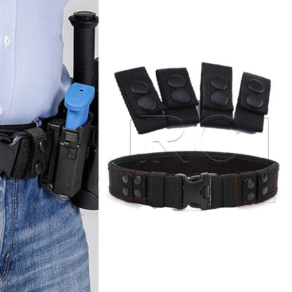 4Pcs Taktische Gürtelschnalle Heavy Duty Belt Keeper Tragbarer Gurtband Military Belt Equipment Zubehör für Outdoor-Sportarten
