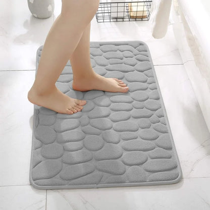 Badteppiche Matte Badezimmer Bodenmatte Set Memory Foam Badematte Rutschfester waschbarer Teppich