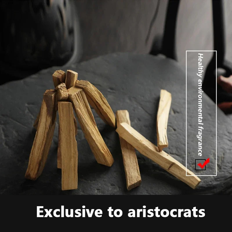 Palo Santo Natürliche Räucherstäbchen Hoher Ölgeruch alter Materialien für eine lang anhaltende Anwendung der Yoga Buddha Aromatherapie-Szene