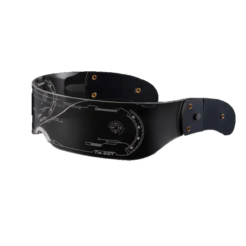 Bunte leuchtende LED-Brille: Für Musikbars, KTV, Neonpartys, Weihnachten, Halloween-Dekoration, LED-Schutzbrille, Festival-Requisiten.