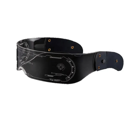 Bunte leuchtende LED-Brille: Für Musikbars, KTV, Neonpartys, Weihnachten, Halloween-Dekoration, LED-Schutzbrille, Festival-Requisiten.