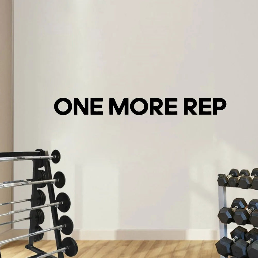 1 stück Fitness Aufkleber Gym Dekoration Diy Vinyl Selbstklebende Kunst Aufkleber für Fitnessräume Dekor Gym Aufkleber Wandtattoo Tapete