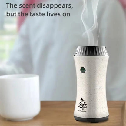 Chinesischer kleiner Mann Taille Bakhoor Weihrauchbrenner USB aufladbarer elektrischer Aromadiffusor Tragbarer Arabia Cone Räuchergefäß