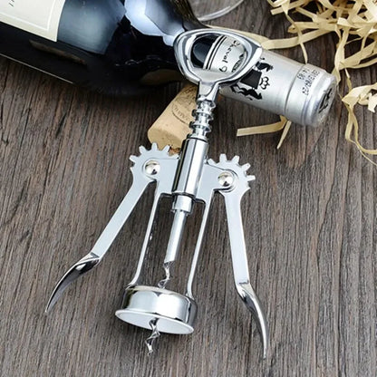 Rotweinflaschenöffner Bierfahrer Stahlwine Korkenzieher Weinöffner Multifunktional Edelstahlkorkenzieher Küchenbedarf