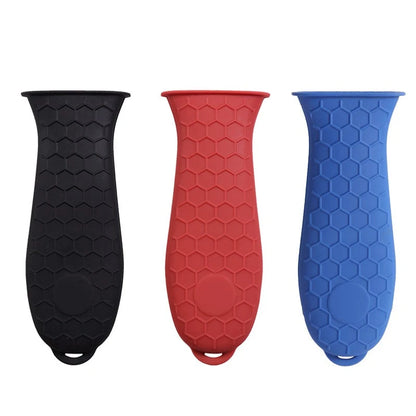 Silikon Griff Abdeckung Wabe Hot Handle Halter Topflappen für Gusseisen Pfannen Griff Hülse Abdeckung Töpfe Pfannen Griff Teil
