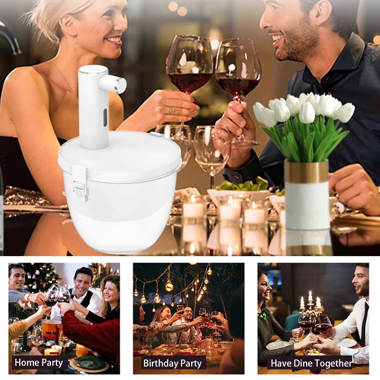 Xiaomi 380 ml automatischer Schaumseifenspender für Badezimmer, intelligente Handwaschmaschine mit USB-Aufladung, weißes, hochwertiges ABS-Material