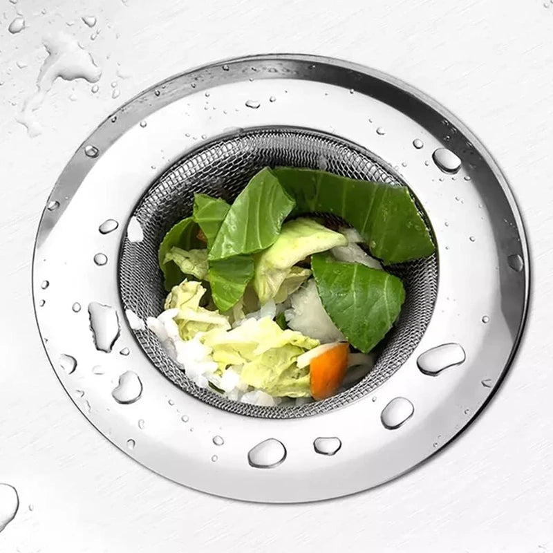 Edelstahl Küchenspüle Filter Mesh Anti-Blockierung Badezimmer Waschbecken Sieb Abfluss Loch Haarfänger Filterstecker Abfallsieb