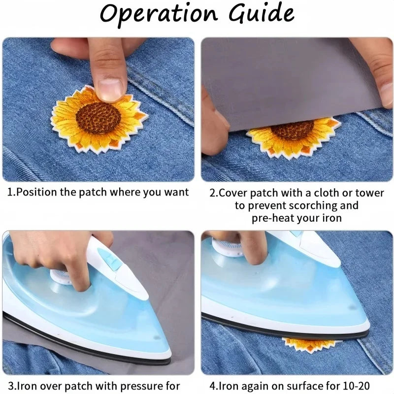 6 Stück Cartoon-Weihnachtsmann-Stickerei-Aufnäher – Bügel- oder Nähapplikationen für Kleidung, Schuhe, Hüte, Taschen, DIY-Weihnachtsdekorationen