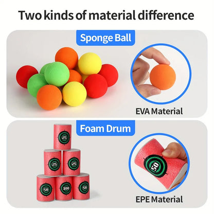 Kinder Sport Spielzeug Soft Bullet Target Übung Pädagogisches Outdoor-Spielzeug für Jungen Mädchen Geburtstag Weihnachtsgeschenk