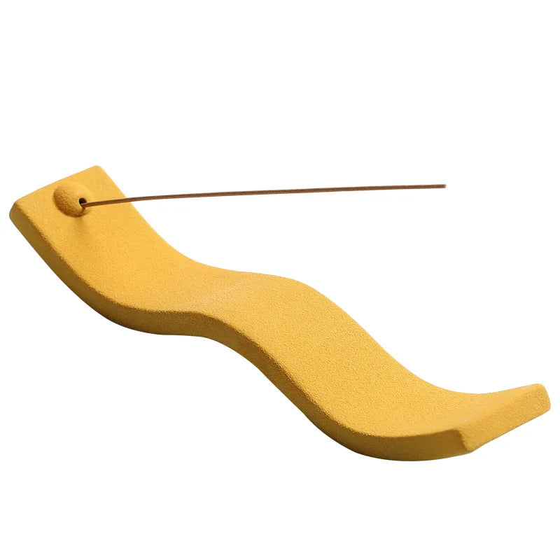 1 Stück Keramisches Kunsthandwerk – Räucherstäbchenhalter, Räucherbrenner, Wohndekoration (ohne Räucherwerk)