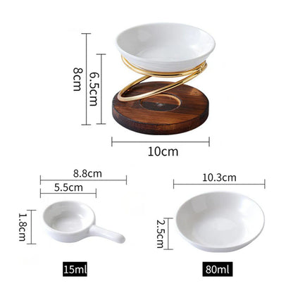 Aromatischer Brenner für ätherische Öle, Ölwärmer, Kerzenhalter, Wachsschmelzbrenner, Öllampe, Ofen, Duftwachsofen, Haushaltskerzenlampe