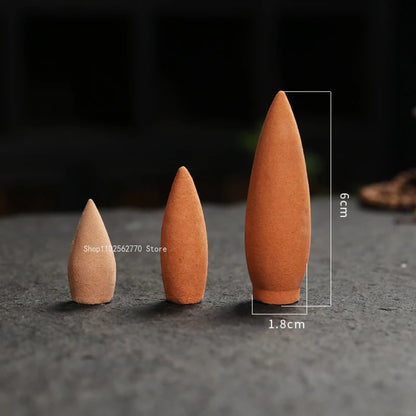 30 min Wasserfall Reflux Weihrauch Granules Heimat-/Tempel-/Studien-/Büroreinigung beruhigender Zen Meditation Natürliche Aromatherapie