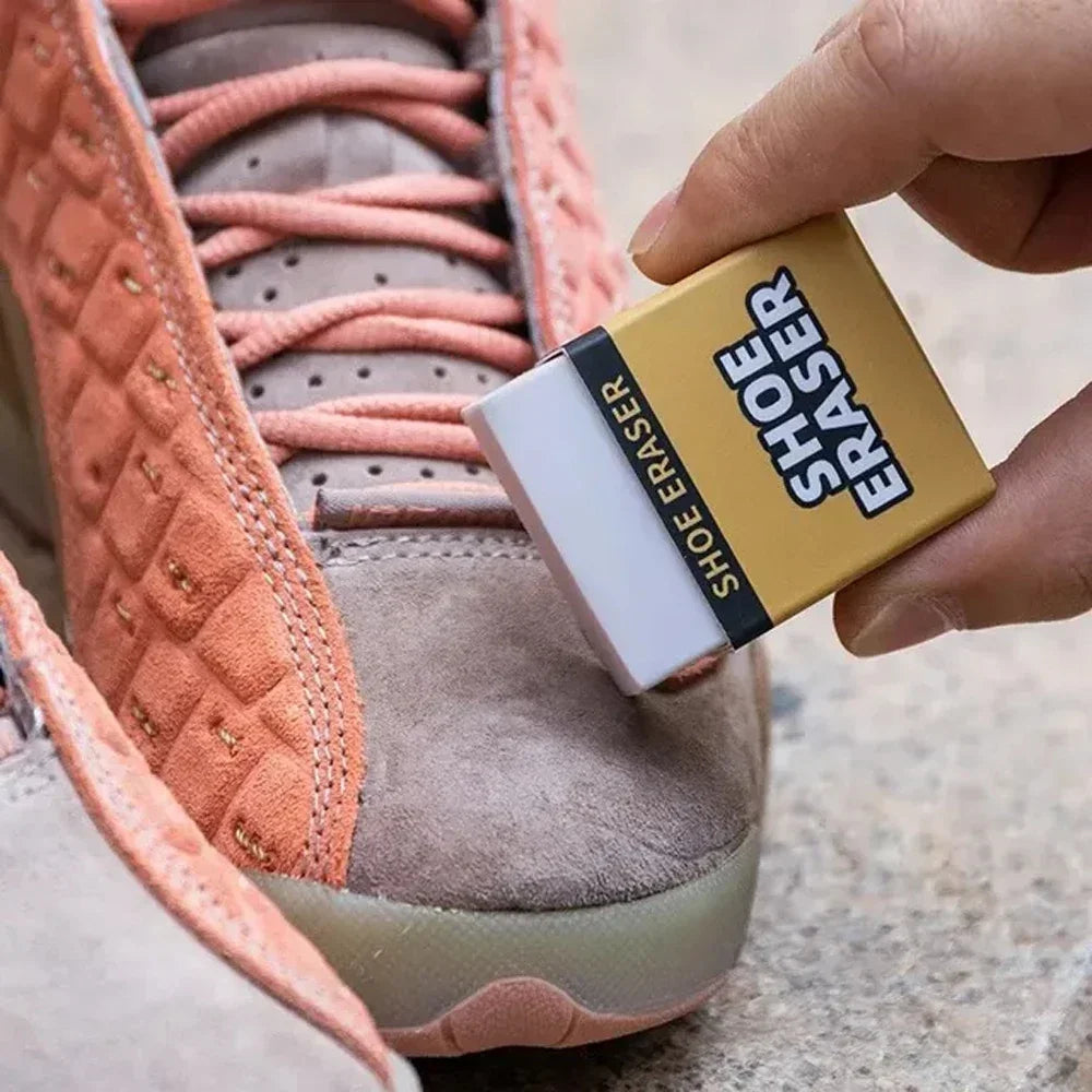 Schuhreinigungsradierer – Waschfreier Schuhfleckenreiniger, Schuhpflege, Reinigungsgummi für Sneaker, Lederschuhe, Sportschuhe, Stiefel