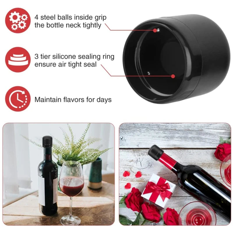 Neue 2 STÜCKE Vakuum Rotwein Flasche Verschluss Verschluss Silikon versiegelte Champagnerflasche Verschluss Vakuum Frische halten Wein Plug Bar Werkzeuge