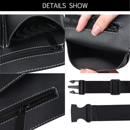 PU-Leder Friseur Holster Tasche - Mit Clips und Kammhalter