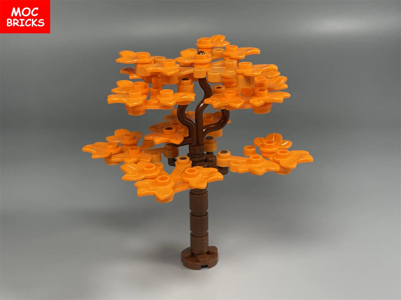 MOC Ziegel Kürbisblätter Maple Pflanzenbaum Haus See Lake Landschaft 32607 Bildungsbausteine Kinder Spielzeug Geschenk