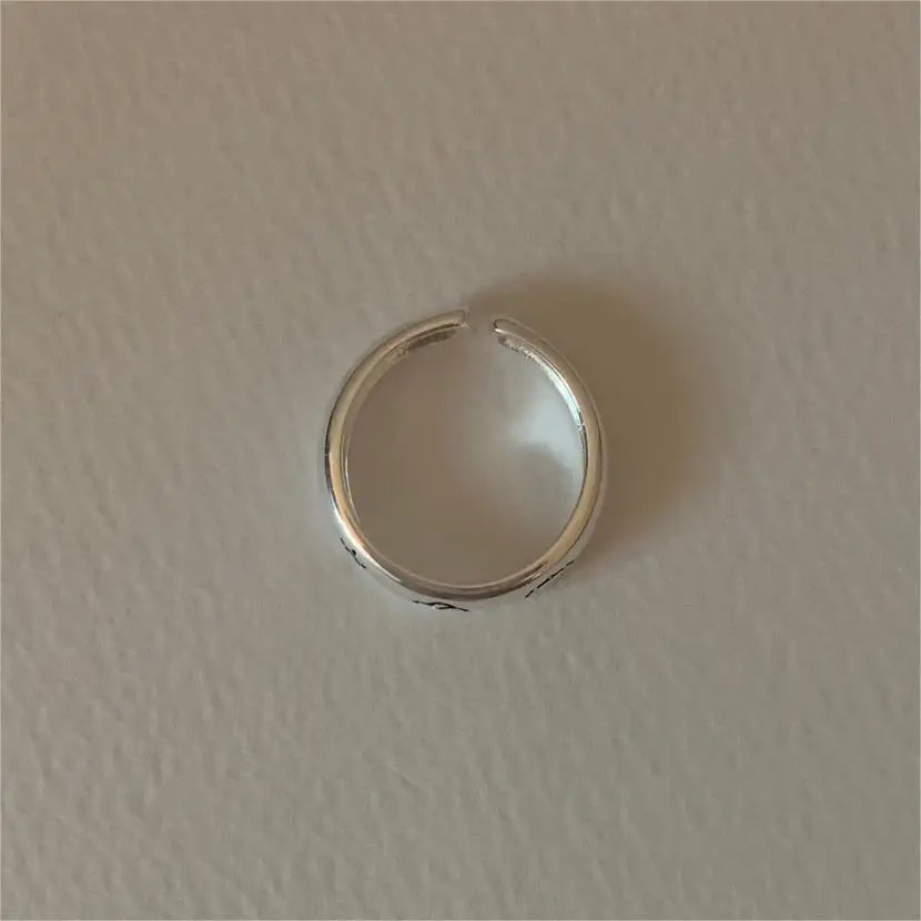 925 Sterling Silber Wetter Label Ringe für Frauen Hochzeit Luxus Schmuck Zubehör Großhandel Artikel Alles