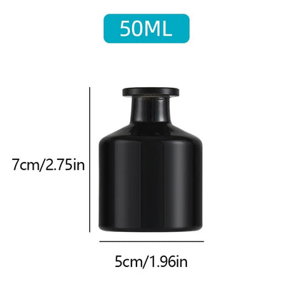 50ml Raumduft Diffusor Flasche Glas Aromatherapie Flasche Diffusoren Sticks Big Belly Flasche Schilf Diffusor Essential Flasche