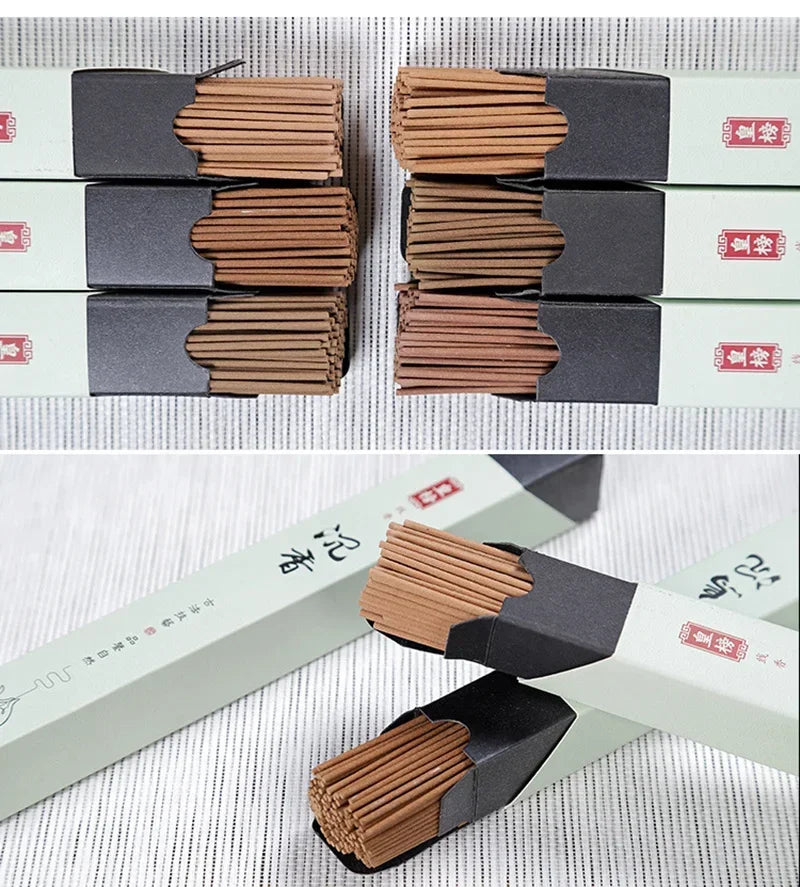 Natürliche 120 Stäbchen Weihrauch Sandelholz Agilawood Zuhause Indoor Beruhigungsmittel Weihrauch Yoga Meditation Aromatherapie Erfrischend
