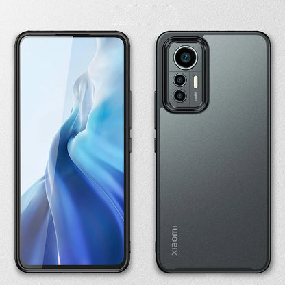 Für Xiaomi 12 Lite Case Schockdichte mattes transparentes PC+TPU-Fall für Xiaomi 12T Pro Anti-Scratch Lightweight Clear Case