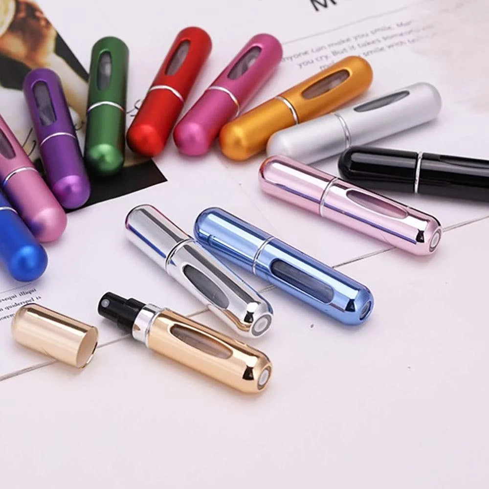 Nachfüllbare Mini-Parfümflasche Tragbare Kosmetikflasche Sprühflasche Zerstäuber Sprühbehälter Reise Nachfüllbare Flaschen 8ml / 5ml