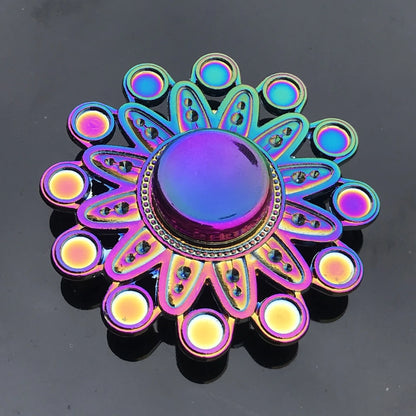 Regenbogen-Fidget-Metal-Spinner-colorful-Finger-Spinners-High-Speed-Hand-Spinners-Fidget-Toys-for-Stress-Angst-Linderung-für-Erwachsene