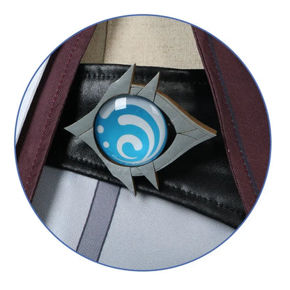 Game Anime Genshin Impact Tartaglia Kostüm: Cosplay-Uniform, vollständiges Set für Halloween-Partys und Aufführungen.