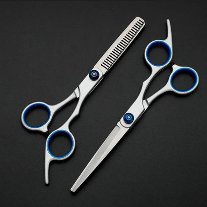 Edelstahl-Haustierschere-Hundeschere-Hundepflegeschere-Sicherheits-Rundkopf-Haustierhaarschneideschere-gebogene-Schere