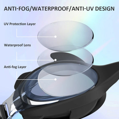 Kinderschwimmbrillen für 3- bis 14-Jährige – Hochauflösend, wasserdicht und beschlagfrei, Schwimmbrillen für den Pool