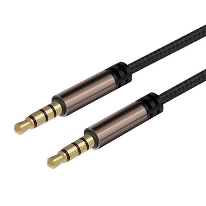 HiFi AUX Kabel – 3,5 mm Audio Lautsprecherkabel, 3,5 mm Klinkenstecker für Gitarre, vergoldetes Aux-Kabel, Auto-Kopfhörer-Kabel