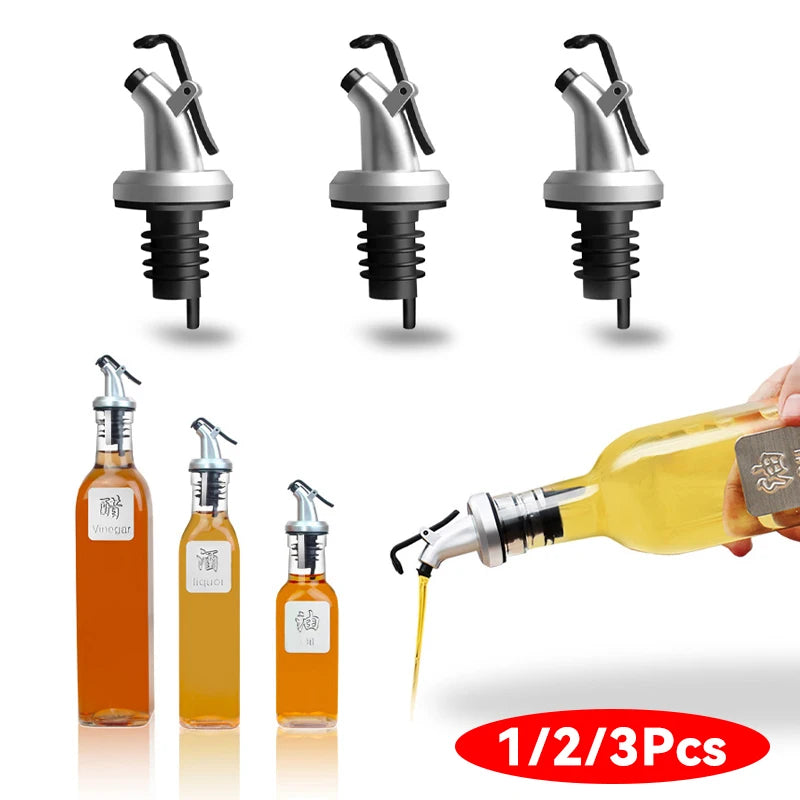 Neue Olivenöl Spender Sprayer Likör Öl Flasche Stopper Schloss Wein Ausgießer Flip-Lock Stecker Dichtung Leck-beweis Düse küche Werkzeuge