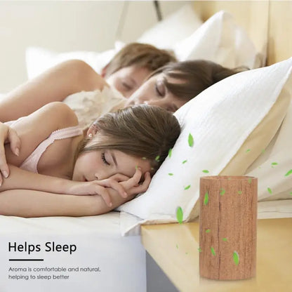 1 STÜCK Holz Aroma Ätherisches Öl Diffusor Auto Duft Öl Diffusor Erfrischende Luft Zuhause Weihrauch Schlaf Erfrischende Schlafhilfe Werkzeuge