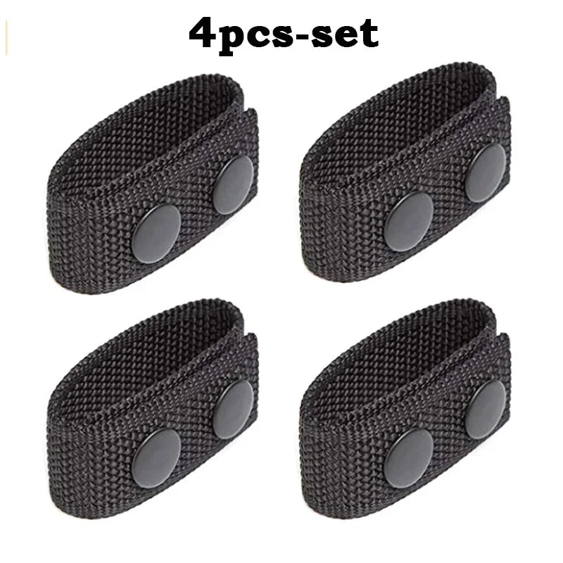 4Pcs Taktische Gürtelschnalle Heavy Duty Belt Keeper Tragbarer Gurtband Military Belt Equipment Zubehör für Outdoor-Sportarten