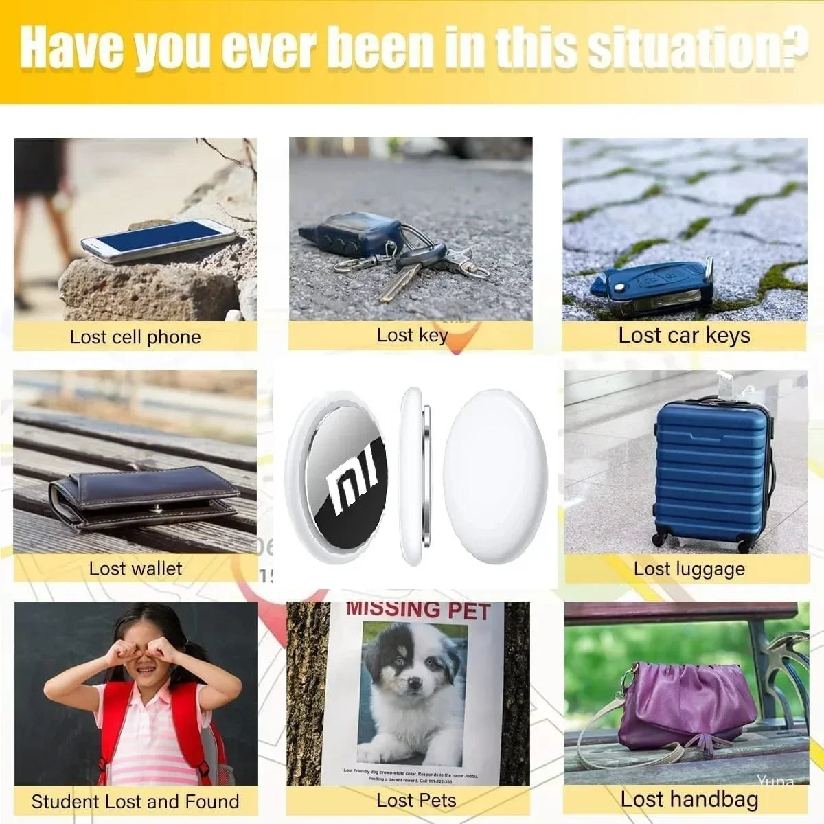 Xiaomi Mini GPS Tracker Locator Smart Finder Kinder Haustier Brieftasche Positionierung Tracker Anti-verloren Gerät Bluetooth 4,0 GPS Tracker