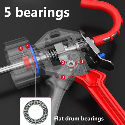 5 Lager Soft Klebepistole Struktur Klebepistole Arbeitssparende Klebepistole Silikonpistole für Zylindermontage Klebstoff Doppelzweckdüse