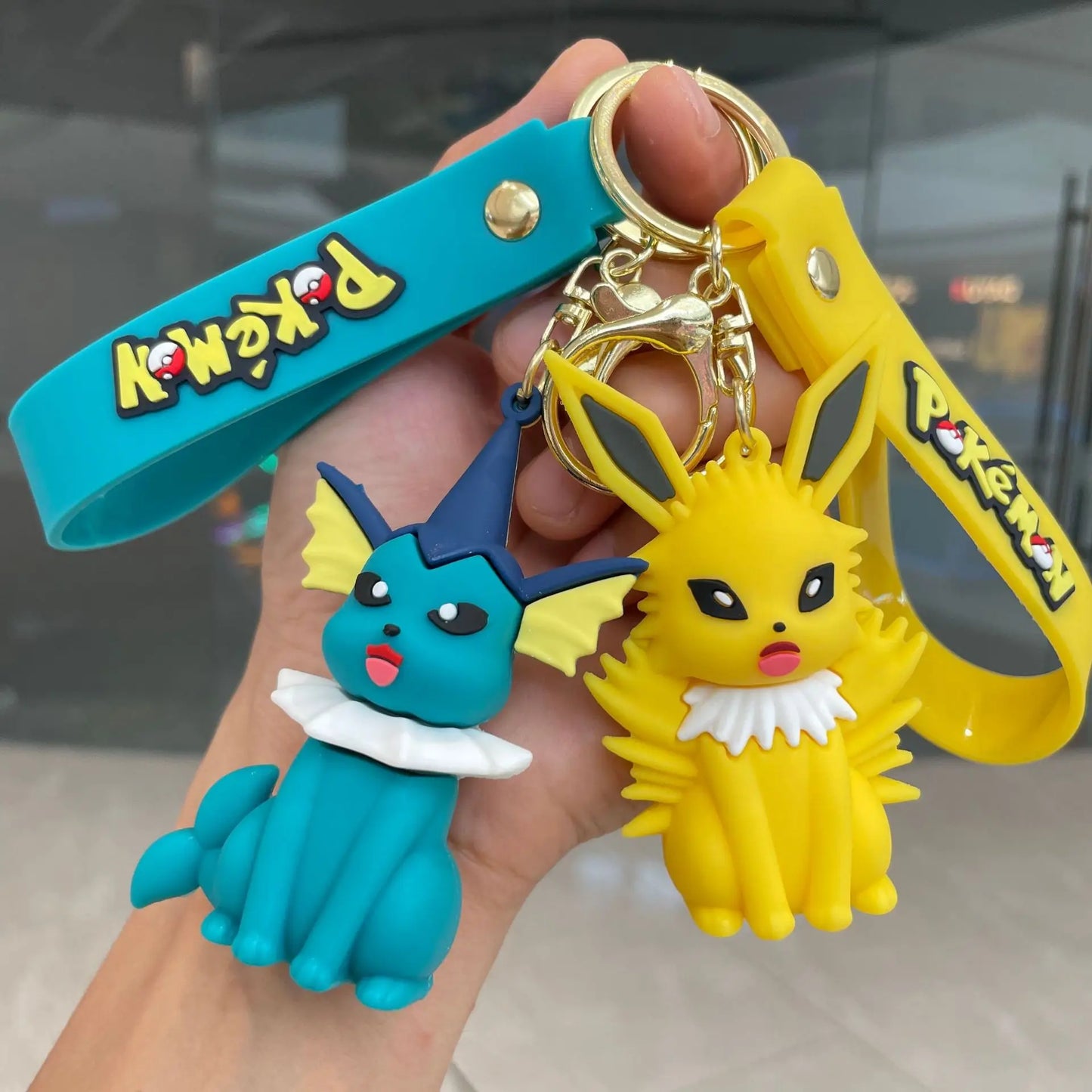 Pokemon Pikachu Schlüsselanhänger Charge Anhänger Pokemon Schlüsselanhänger Niedliche Puppe Tasche Auto Anhänger für Geburtstag Kinder Geschenk Spielzeug Charm Bulk Kürbis