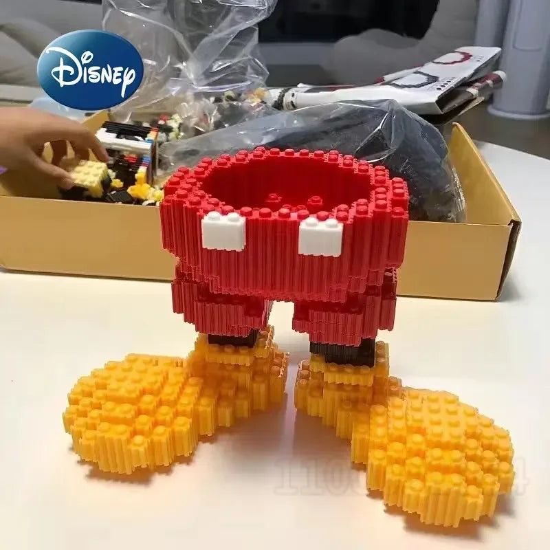 Disney-Mickeys-2024-neues-Baustein-Spielzeug-38cm-Puzzle-zusammengebautes-Baustein-Spielzeug-diy-cartoon-3D-Modell-Kinder-Puzzle-Spielzeug