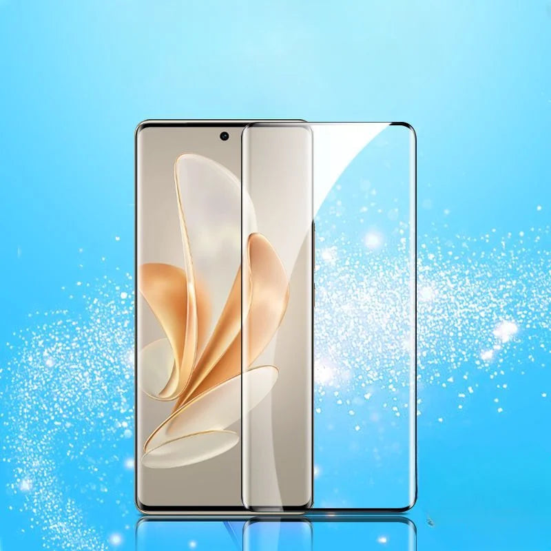3D Gebogenes Original Panzerglas – Displayschutz für VIVO S17, V25, V27 Pro, S17e, V25 Pro, V27 Pro, Vollflächige Schutzfolie