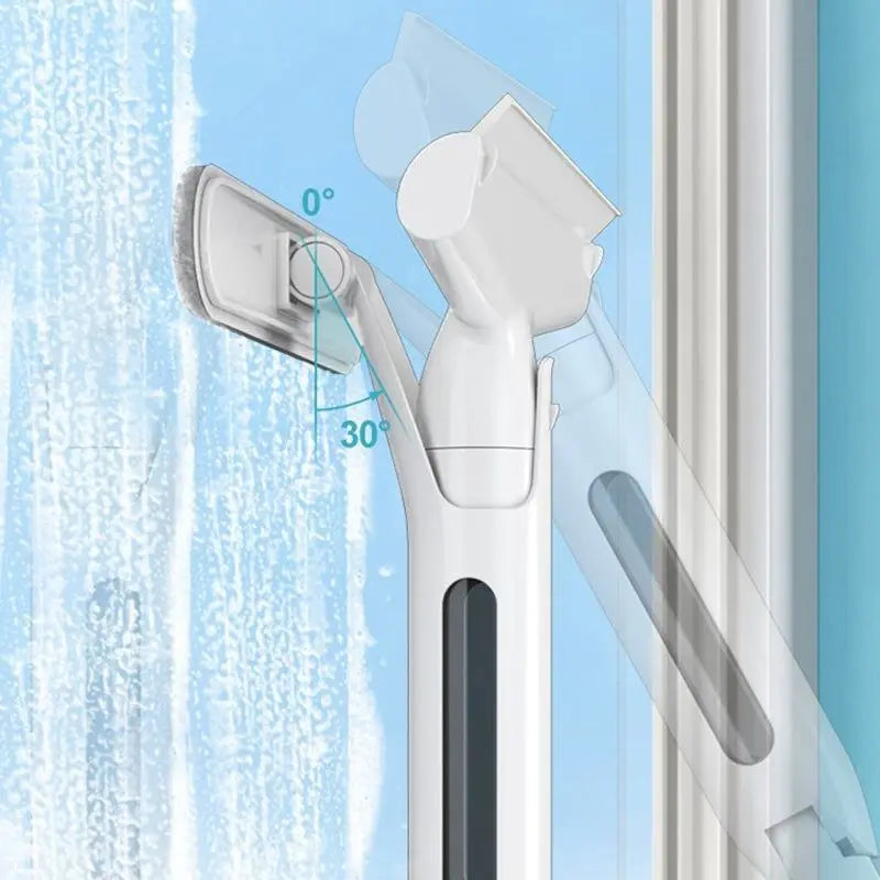 Fensterspray Mop Multifunktionaler Glaswischer mit Silikonschaber Bodenreinigung Mopp Fensterreiniger Haushaltsreinigungswerkzeuge
