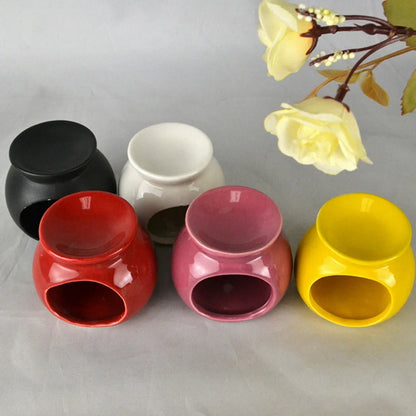 Porzellan Aroma Brenner ätherischer Ölofen Mini Kerzenhalter Feste Farbkeramikhandwerk Aromatherapie Diffusor Wohneinrichtung