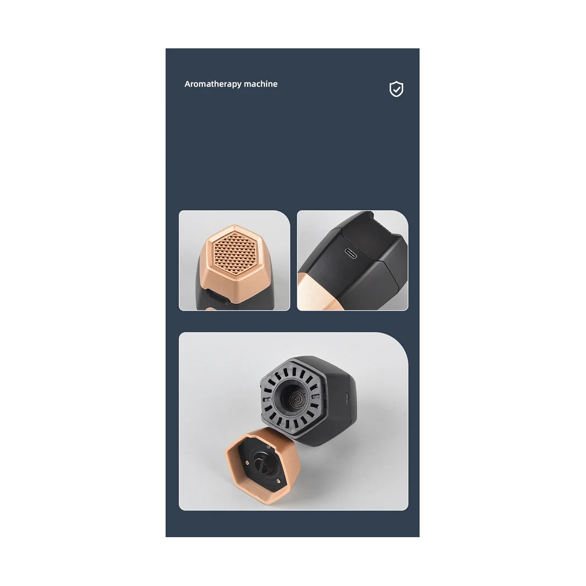 USB -Weihrauchbrenner Araber Brenner Elektronische Bakhoor Diffusor tragbare muslimische Erennenhalter Home Decoration Schwarz