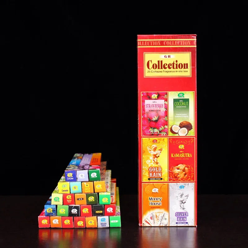 Gr tibetan 10/25 Box/Los Indien Stick Weihrauch weißer Salbei Sandelholz Royal Chandan Haushaltsmeditation saubere Luft Home Duft